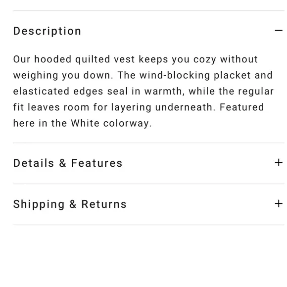 Billabong Ciff Quilted Vest - NWT - Picture 9 of 9